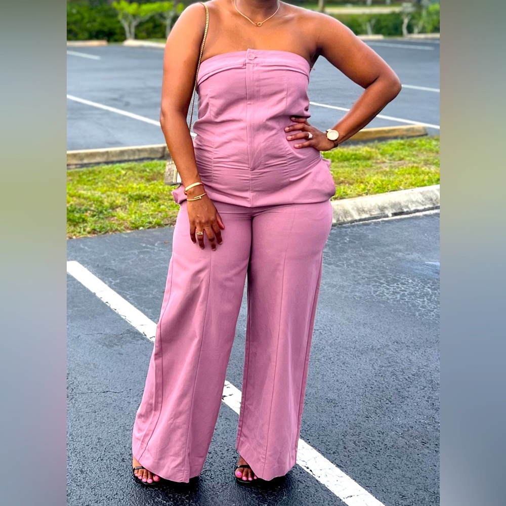 Zara Strapless Jumpsuit
